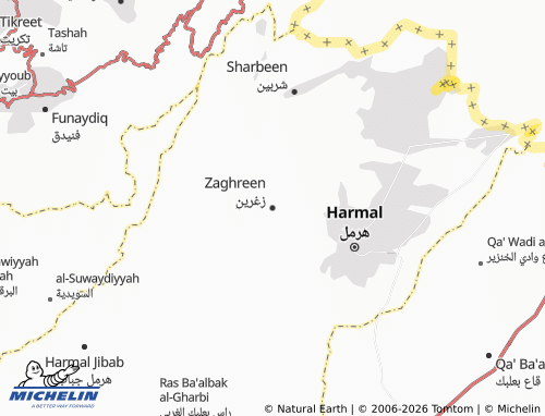 Mappa MICHELIN Zaghreen - ViaMichelin