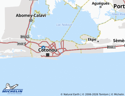 Mappa MICHELIN Gbénonkpo Centre - ViaMichelin