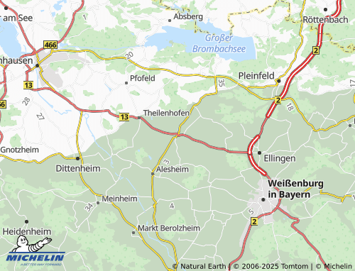 MICHELIN Stopfenheim map - ViaMichelin