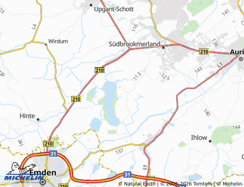MICHELIN Bedekaspel map - ViaMichelin