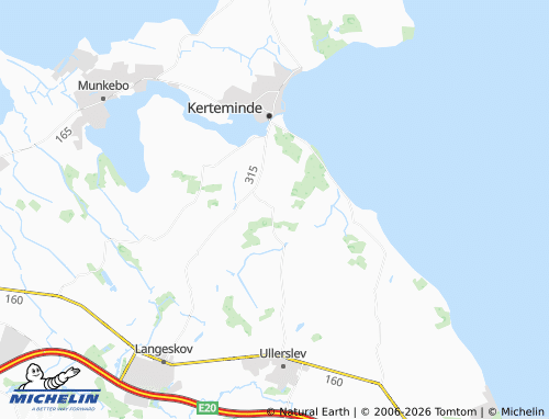 MICHELIN Revninge map - ViaMichelin