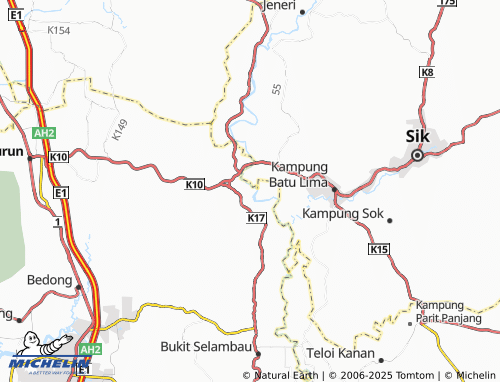 MICHELIN-Landkarte Kampung Pondok Chemara - ViaMichelin