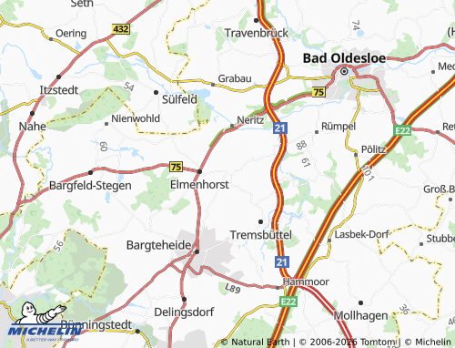 MICHELIN Fischbek map - ViaMichelin