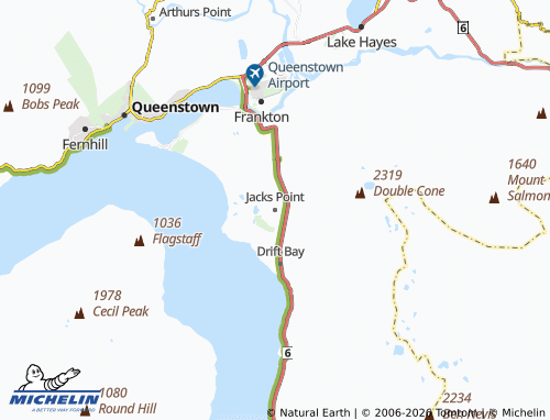 Mapa MICHELIN Jacks Point - ViaMichelin
