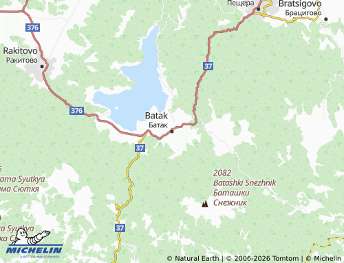 MICHELIN-Landkarte Batak - ViaMichelin