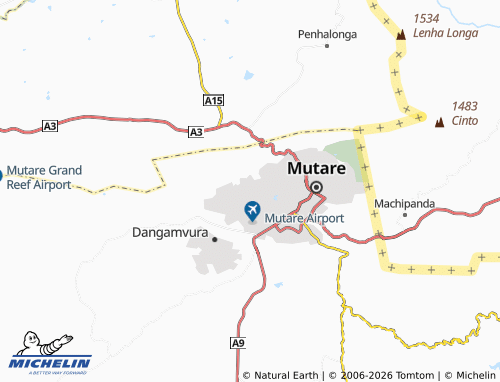 MICHELIN Chikanga 2 map - ViaMichelin