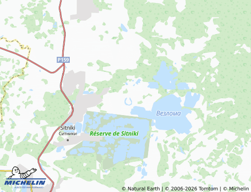 MICHELIN-Landkarte Sitnikovo - ViaMichelin