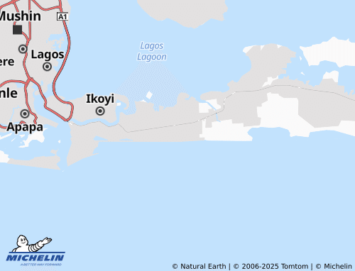 MICHELIN Maiyegun map - ViaMichelin