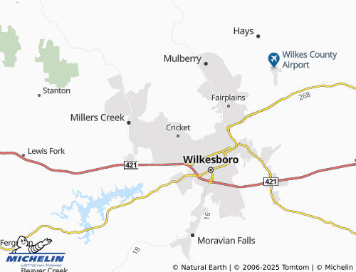 MICHELIN Cricket map - ViaMichelin