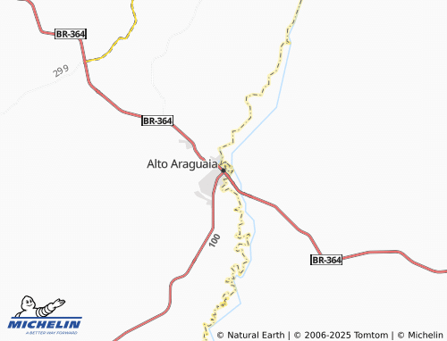 MICHELIN-Landkarte Alto Araguaia - ViaMichelin