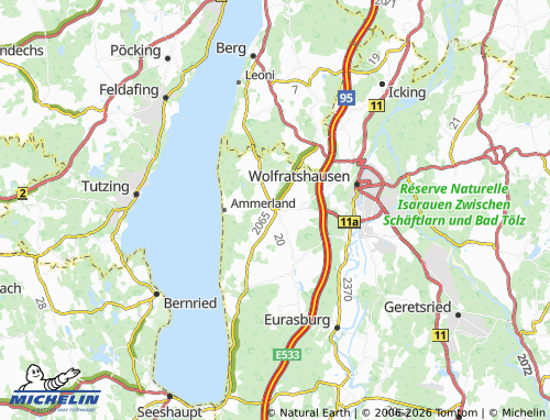 Mappa MICHELIN Münsing - ViaMichelin