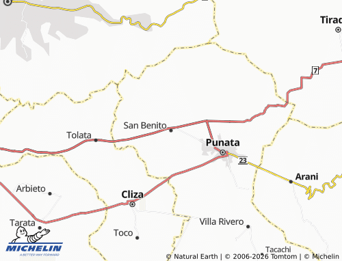 MICHELIN San Benito map - ViaMichelin