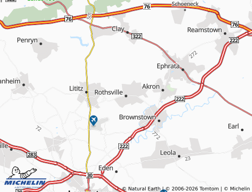 Mappa MICHELIN Rothsville - ViaMichelin