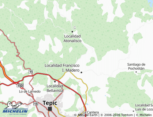 MICHELIN El Aguacate map - ViaMichelin