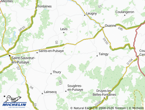 Carte MICHELIN Lain - ViaMichelin