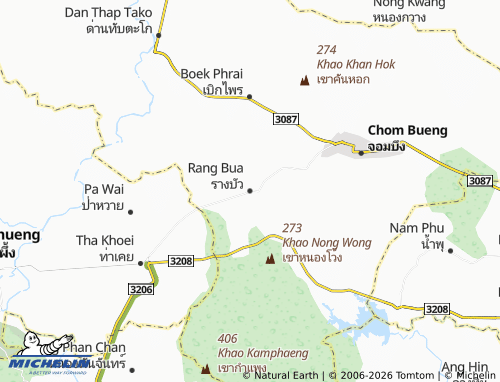 Mapa MICHELIN Rang Bua - ViaMichelin