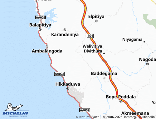 MICHELIN Nawagama map - ViaMichelin