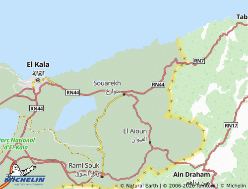 Carte MICHELIN Souarekh - ViaMichelin