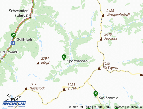 MICHELIN Sulzbach map - ViaMichelin