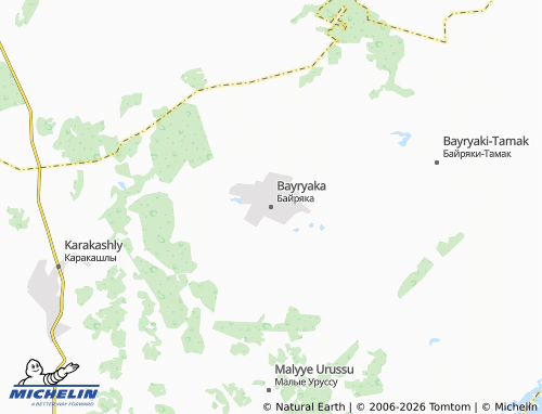 MICHELIN-Landkarte Bayryaka - ViaMichelin