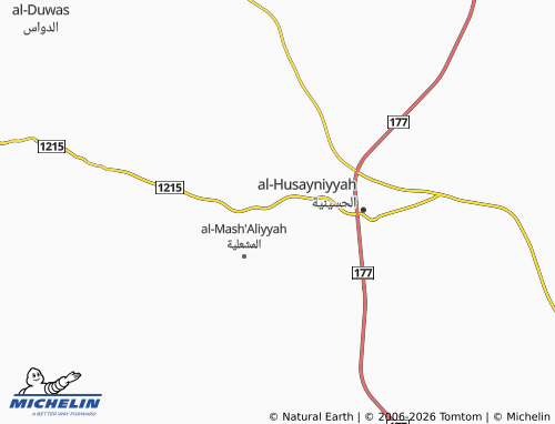MICHELIN-Landkarte Janoub al-Husayniyyah - ViaMichelin
