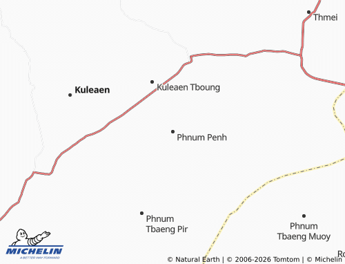 MICHELIN Phnum Penh map - ViaMichelin