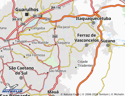 Mapa MICHELIN José Bonifácio - ViaMichelin