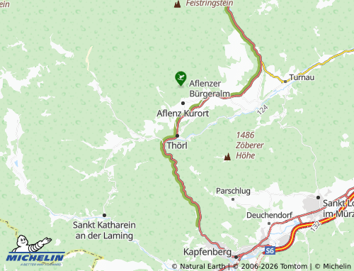 MICHELIN Thörl map - ViaMichelin