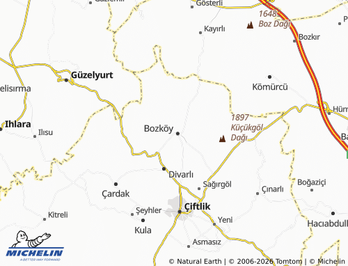 Mappa MICHELIN Yenice - ViaMichelin