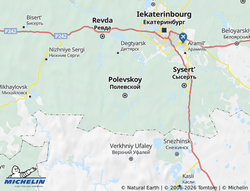 MICHELIN-Landkarte Polewskoi - ViaMichelin