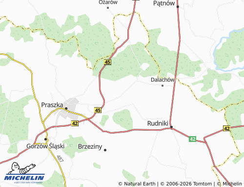 MICHELIN Gana map - ViaMichelin