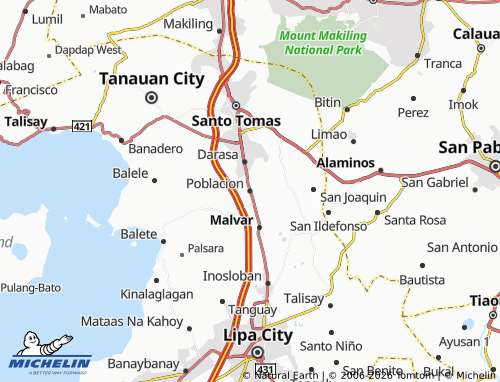 MICHELIN Poblacion map - ViaMichelin