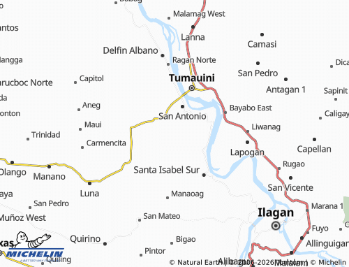 MICHELIN Aga map - ViaMichelin