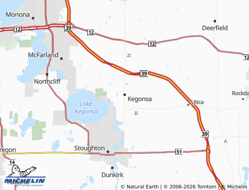 Mappa MICHELIN Kegonsa - ViaMichelin