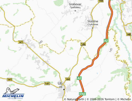 Mapa MICHELIN Joševa - ViaMichelin