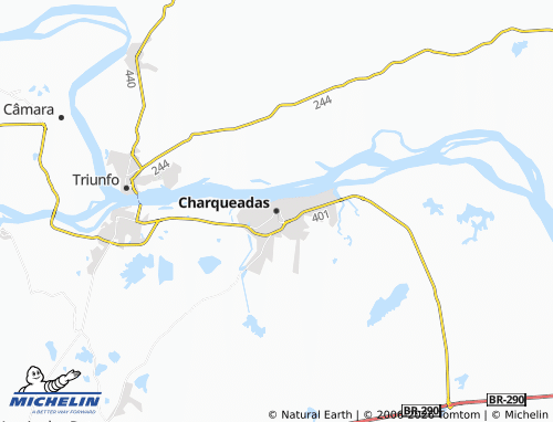 Mapa MICHELIN Charqueadas - ViaMichelin