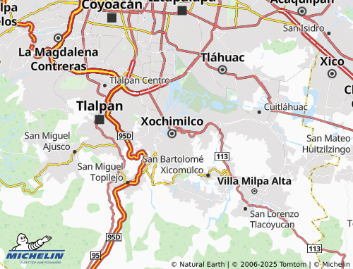 MICHELIN-Landkarte Panorámica - ViaMichelin
