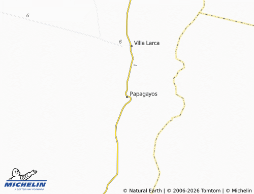Mappa MICHELIN Papagayos - ViaMichelin