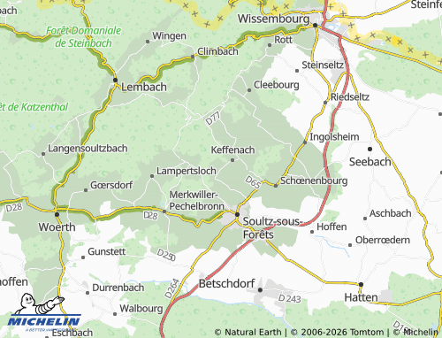 Mapa MICHELIN Memmelshoffen - ViaMichelin