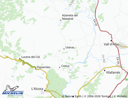 Mappa MICHELIN Useras - ViaMichelin