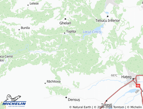 MICHELIN-Landkarte Mosoru - ViaMichelin