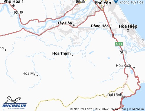 Mapa MICHELIN Hòa Thịnh - ViaMichelin