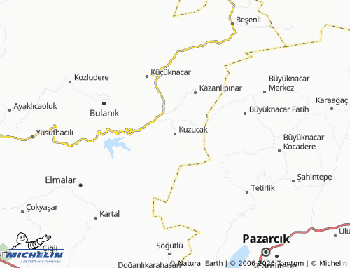 Mappa MICHELIN Kuzucak - ViaMichelin