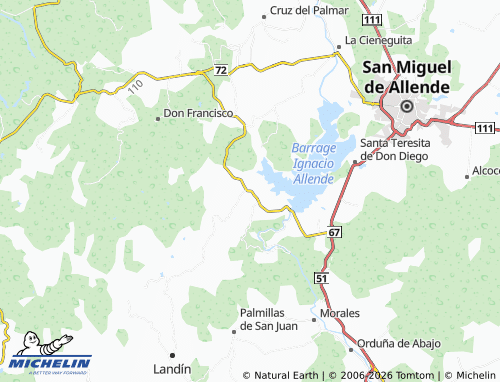 Mappa MICHELIN Agustín González - ViaMichelin