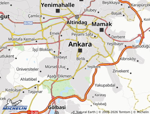 MICHELIN Güzeltepe map - ViaMichelin