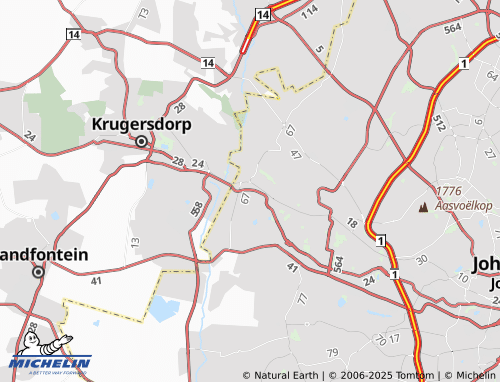 MICHELIN Princess Extension 22 map - ViaMichelin