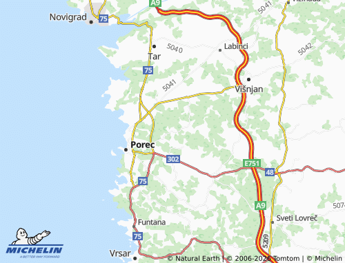 MICHELIN-Landkarte Antonci - ViaMichelin