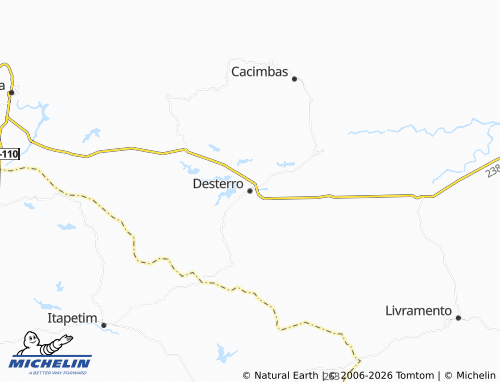 Carte MICHELIN Desterro - ViaMichelin