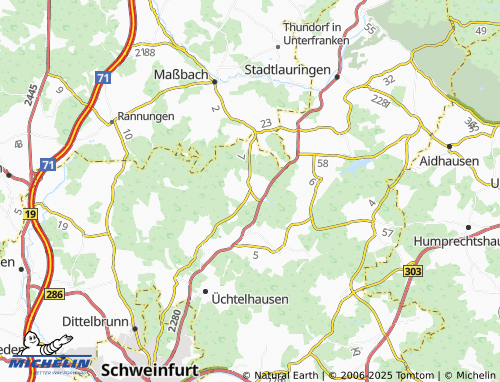 MICHELIN-Landkarte Madenhausen - ViaMichelin