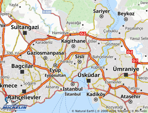Mappa MICHELIN Halide Edip Adıvar - ViaMichelin